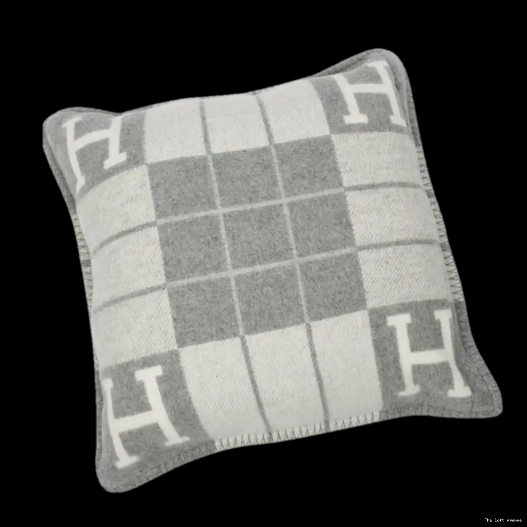 THROW WOOL STRIPE PILLOW HERMES 0505